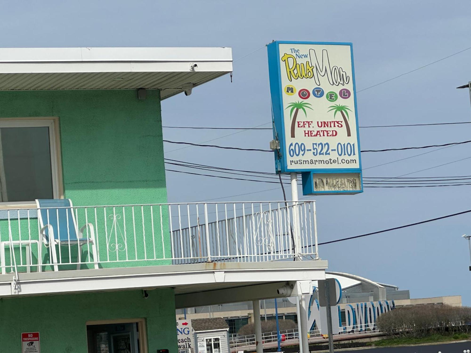 Rus Mar Motel Wildwood Beach & Boardwalk Exterior photo